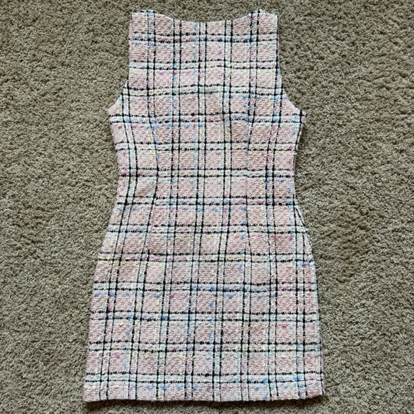 Endless Rose Women's Multi Tweed Fitted Dress - Picture 3 of 7